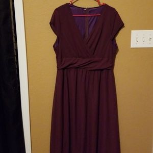 Long purple dress